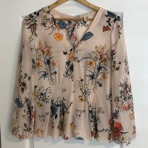 Rebecca Taylor Silk Blouse Size 6